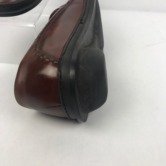 Cole Haan Men's Brown Leather Slip On Loafers - Picture 4 of 5